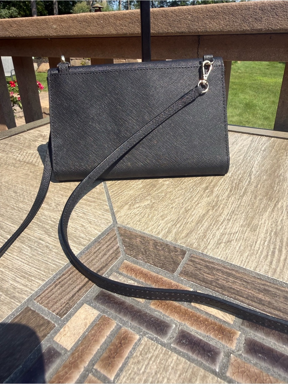 kate spade Black Saffiano Leather Crossbody Bag - Picture 4 of 12